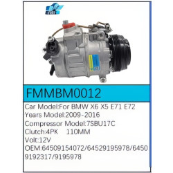 PartzBiz CE FMMBM0012 - Compressor for BMW - FMMBM0012 PartzBiz CE FMMBM0012 - Compressor for BMW - FMMBM0012