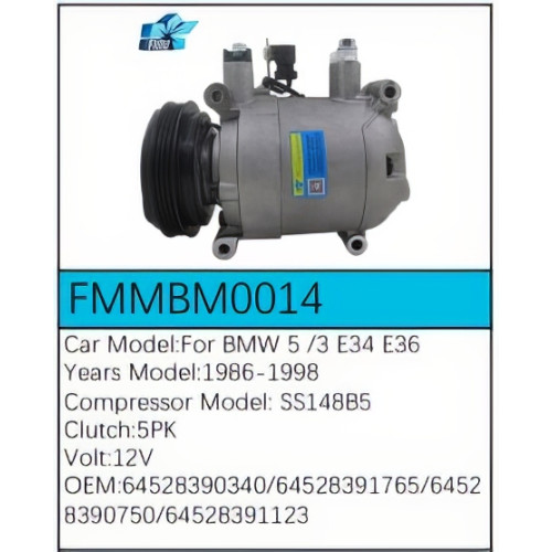 PartzBiz CE: -Compressor for BMW - FMMBM0014 PartzBiz CE: -Compressor for BMW - FMMBM0014