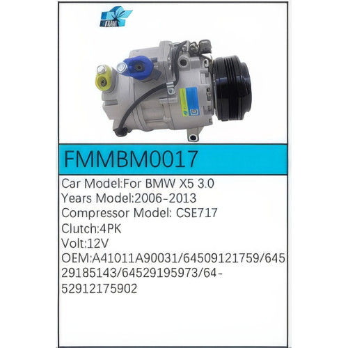 PartzBiz CE: -Compressor for BMW - FMMBM0017 PartzBiz CE: -Compressor for BMW - FMMBM0017
