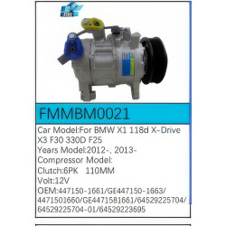 PartzBiz CE FMMBM0021 - Compressor for BMW - FMMBM0021 PartzBiz CE FMMBM0021 - Compressor for BMW - FMMBM0021