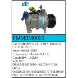 PartzBiz CE FMMBM0031 - Compressor for BMW - FMMBM0031 PartzBiz CE FMMBM0031 - Compressor for BMW - FMMBM0031