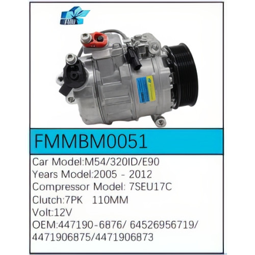 PartzBiz CE: -Compressor for BMW - FMMBM0051 PartzBiz CE: -Compressor for BMW - FMMBM0051