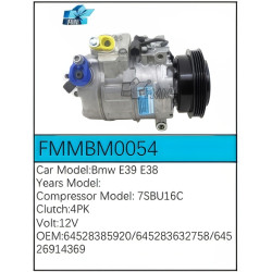 PartzBiz CE FMMBM0054 - Compressor for BMW - FMMBM0054 PartzBiz CE FMMBM0054 - Compressor for BMW - FMMBM0054