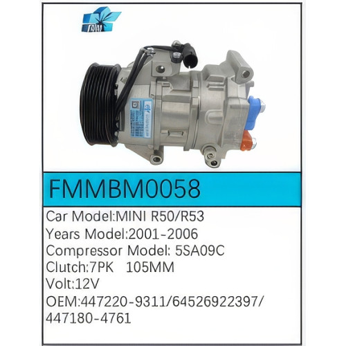PartzBiz CE: -Compressor for BMW - FMMBM0058 PartzBiz CE: -Compressor for BMW - FMMBM0058