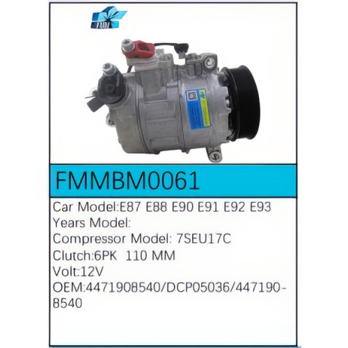 PartzBiz CE: -Compressor for BMW - FMMBM0061 PartzBiz CE: -Compressor for BMW - FMMBM0061