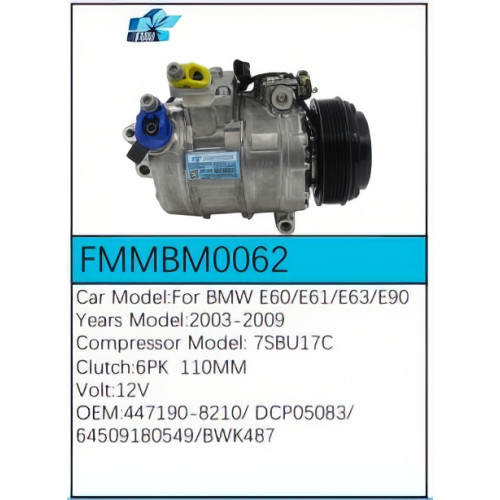PartzBiz CE: -Compressor for BMW - FMMBM0062 PartzBiz CE: -Compressor for BMW - FMMBM0062