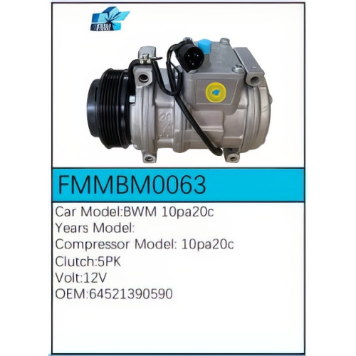 PartzBiz CE: -Compressor for BMW - FMMBM0063 PartzBiz CE: -Compressor for BMW - FMMBM0063
