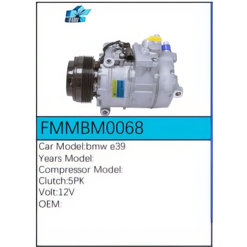 PartzBiz CE: -Compressor for BMW - FMMBM0068 PartzBiz CE: -Compressor for BMW - FMMBM0068