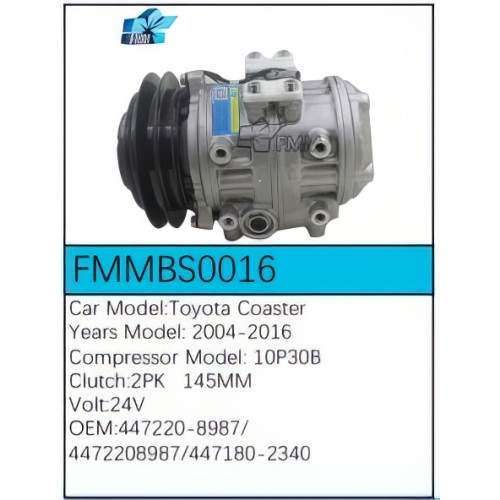 PartzBiz CE: -Compressor for Toyota - FMMBS0016 PartzBiz CE: -Compressor for Toyota - FMMBS0016