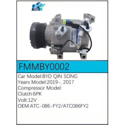 PartzBiz CE: -Compressor for BYD - FMMBY0002 PartzBiz CE: -Compressor for BYD - FMMBY0002