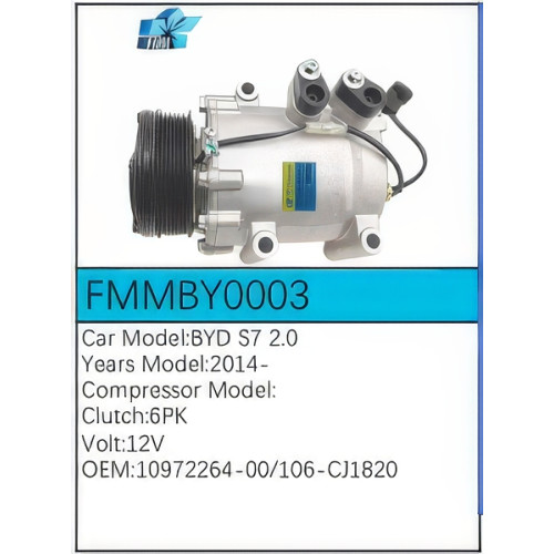 PartzBiz CE: -Compressor for BYD - FMMBY0003 PartzBiz CE: -Compressor for BYD - FMMBY0003