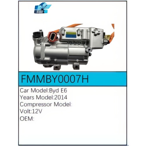 PartzBiz CE: -Compressor for BYD - FMMBY0007H PartzBiz CE: -Compressor for BYD - FMMBY0007H