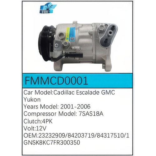 PartzBiz CE: -Compressor for Cadillac - FMMCD0001 PartzBiz CE: -Compressor for Cadillac - FMMCD0001