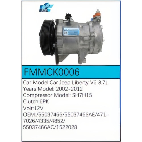 PartzBiz CE: -Compressor FMMCK0006 PartzBiz CE: -Compressor FMMCK0006