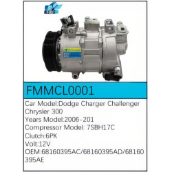 PartzBiz CE FMMCL0001 - Compressor for Chrysler - FMMCL0001 PartzBiz CE FMMCL0001 - Compressor for Chrysler - FMMCL0001
