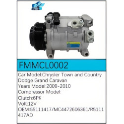 PartzBiz CE FMMCL0002 - Compressor for Chrysler - FMMCL0002 PartzBiz CE FMMCL0002 - Compressor for Chrysler - FMMCL0002