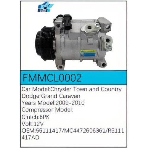 PartzBiz CE: -Compressor for  Chrysler - FMMCL0002
