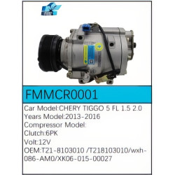 PartzBiz CE FMMCR0001 - Compressor for  Chery - FMMCR0001