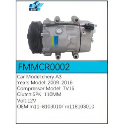 PartzBiz CE FMMCR0002 - Compressor for  Chery - FMMCR0002