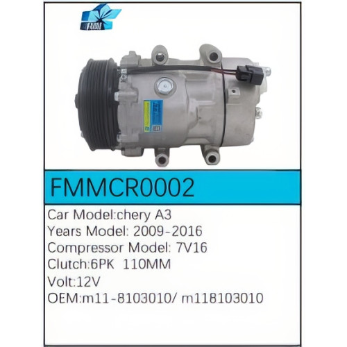 PartzBiz CE: -Compressor for Chery - FMMCR0002 PartzBiz CE: -Compressor for Chery - FMMCR0002