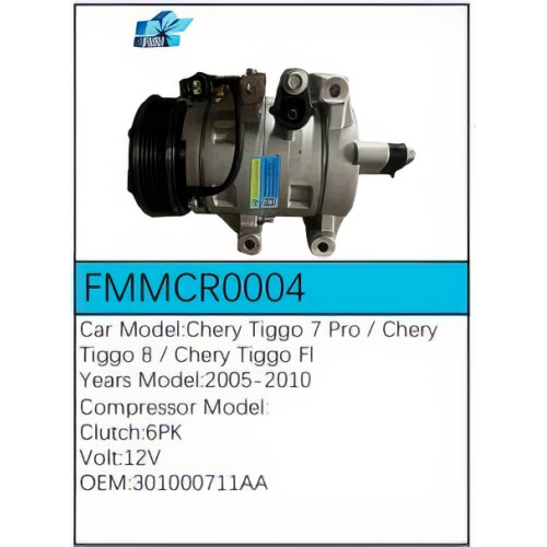 PartzBiz CE: -Compressor for Chery - FMMCR0004 PartzBiz CE: -Compressor for Chery - FMMCR0004