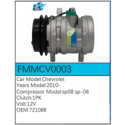 PartzBiz CE FMMCV0003 - Compressor for Chevrolet - FMMCV0003 PartzBiz CE FMMCV0003 - Compressor for Chevrolet - FMMCV0003