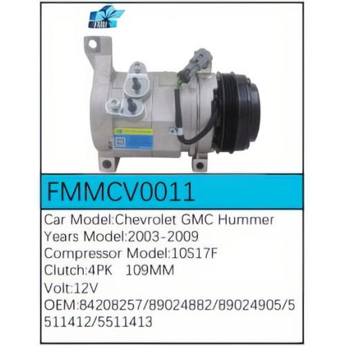 PartzBiz CE: -Compressor for Chevrolet - FMMCV0011 PartzBiz CE: -Compressor for Chevrolet - FMMCV0011