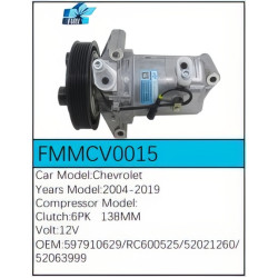 PartzBiz CE FMMCV0015 - Compressor for Chevrolet - FMMCV0015 PartzBiz CE FMMCV0015 - Compressor for Chevrolet - FMMCV0015