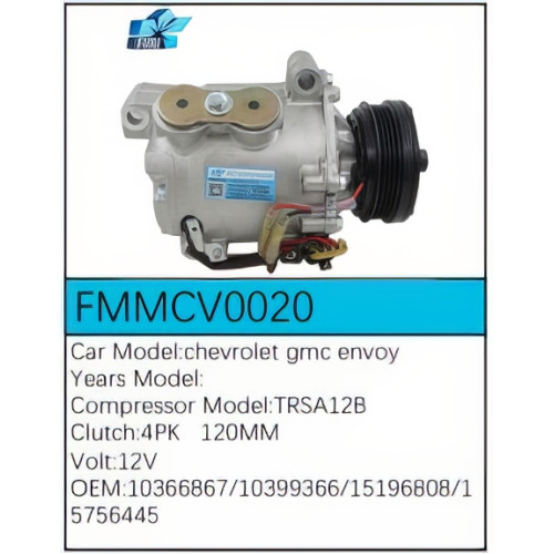 PartzBiz CE: -Compressor for Chevrolet - FMMCV0020 PartzBiz CE: -Compressor for Chevrolet - FMMCV0020