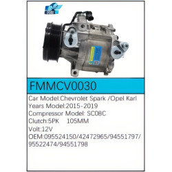 PartzBiz CE FMMCV0030 - Compressor for Chevrolet - FMMCV0030 PartzBiz CE FMMCV0030 - Compressor for Chevrolet - FMMCV0030