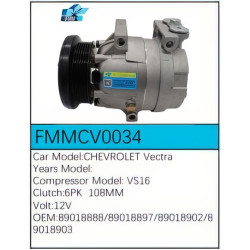PartzBiz CE FMMCV0034 - Compressor for Chevrolet - FMMCV0034 PartzBiz CE FMMCV0034 - Compressor for Chevrolet - FMMCV0034