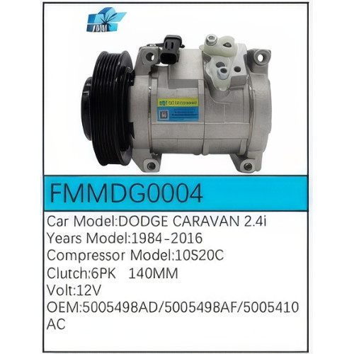 PartzBiz CE: -Compressor for  Dodge - FMMDG0004