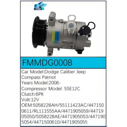 PartzBiz CE: -Compressor for Dodge - FMMDG0008 PartzBiz CE: -Compressor for Dodge - FMMDG0008