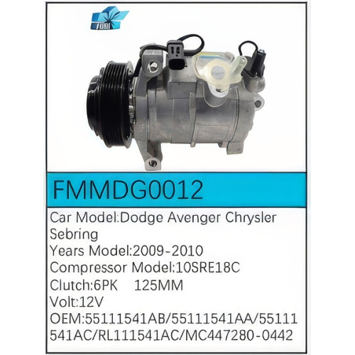 PartzBiz CE: -Compressor for Dodge - FMMDG0012 PartzBiz CE: -Compressor for Dodge - FMMDG0012
