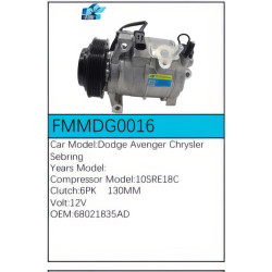 PartzBiz CE FMMDG0016 - Compressor for  Dodge - FMMDG0016
