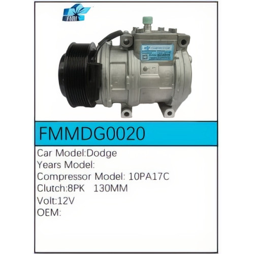 PartzBiz CE: -Compressor for Dodge - FMMDG0020 PartzBiz CE: -Compressor for Dodge - FMMDG0020