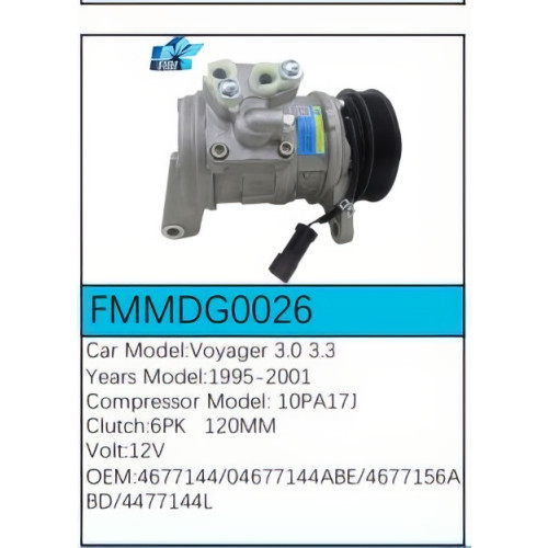 PartzBiz CE: -Compressor for Dodge - FMMDG0026 PartzBiz CE: -Compressor for Dodge - FMMDG0026
