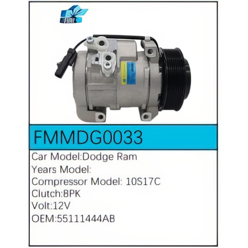 PartzBiz CE: -Compressor for Dodge - FMMDG0033 PartzBiz CE: -Compressor for Dodge - FMMDG0033
