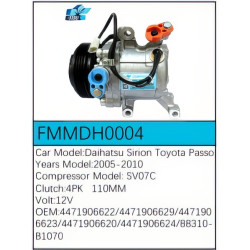 PartzBiz CE FMMDH0004 - Compressor for Daihatsu - FMMDH0004 PartzBiz CE FMMDH0004 - Compressor for Daihatsu - FMMDH0004