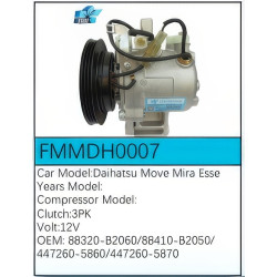 PartzBiz CE FMMDH0007 - Compressor for  Daihatsu - FMMDH0007