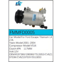 PartzBiz CE FMMFD0005 - Compressor for  Ford - FMMFD0005