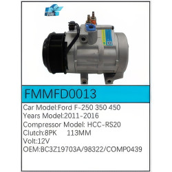PartzBiz CE FMMFD0013 - Compressor for  Ford - FMMFD0013