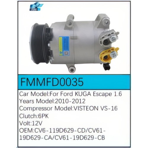PartzBiz CE: -Compressor for Ford - FMMFD0035 PartzBiz CE: -Compressor for Ford - FMMFD0035