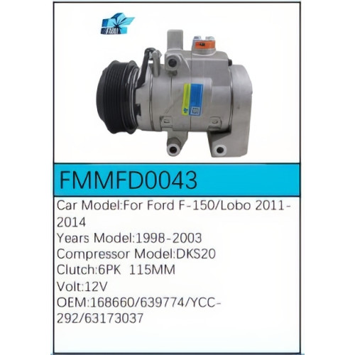 PartzBiz CE: -Compressor for Ford - FMMFD0043 PartzBiz CE: -Compressor for Ford - FMMFD0043