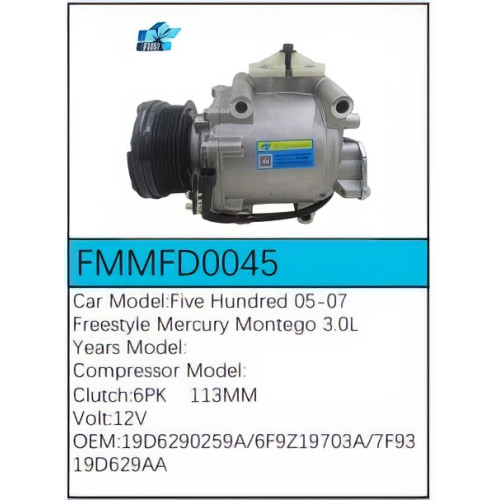PartzBiz CE: -Compressor for Ford - FMMFD0045 PartzBiz CE: -Compressor for Ford - FMMFD0045