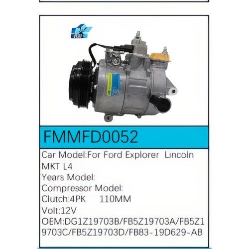 PartzBiz CE: -Compressor for Ford - FMMFD0052 PartzBiz CE: -Compressor for Ford - FMMFD0052