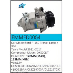 PartzBiz CE FMMFD0054 - Compressor for Ford - FMMFD0054 PartzBiz CE FMMFD0054 - Compressor for Ford - FMMFD0054
