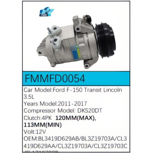 PartzBiz CE: -Compressor for  Ford - FMMFD0054