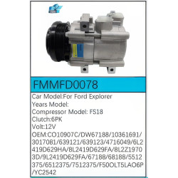 PartzBiz CE FMMFD0078 - Compressor for Ford - FMMFD0078 PartzBiz CE FMMFD0078 - Compressor for Ford - FMMFD0078