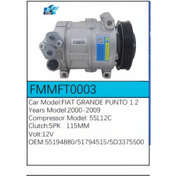 PartzBiz CE FMMFT0003 - Compressor for Fiat - FMMFT0003 PartzBiz CE FMMFT0003 - Compressor for Fiat - FMMFT0003